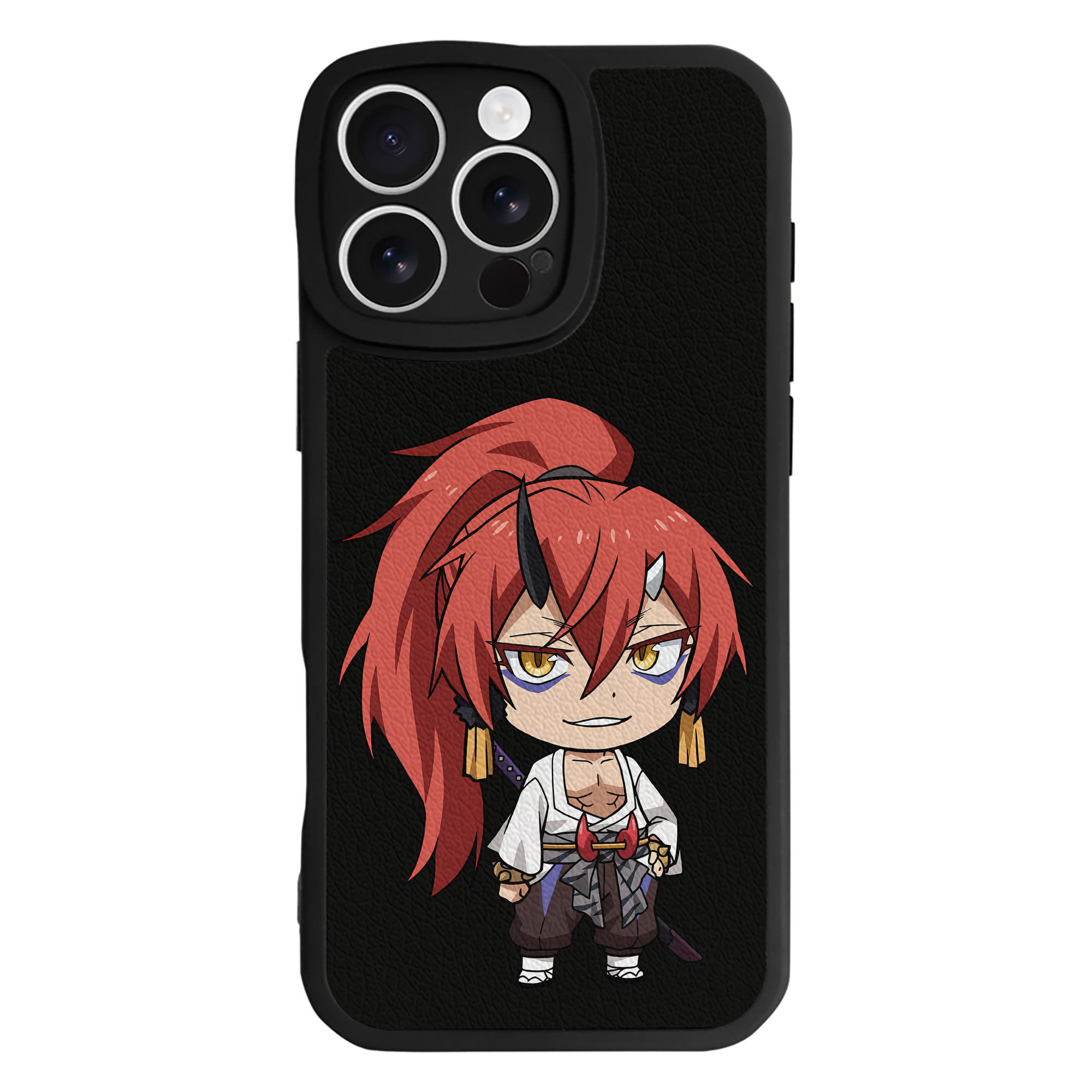 （画像用） 転スラ Regarding Reincarnated to Slime 【iPhone 16シリーズ対応】シリコンスマホケース（レザー調） 材質：シリコン